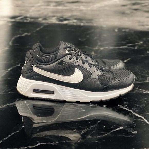 Nike Air Max SC Black White Men’s 9.5 Running Sneakers CW4554-001 Comfort Shoe - Picture 6 of 12